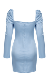 Rhinestone front tie bow dress styleofcb 