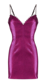 Rhinestone ladies dress styleofcb PURPLE XS 