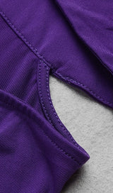 Ribbon slant collar cutout dress styleofcb 