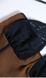 Ruffle halterneck dress styleofcb 