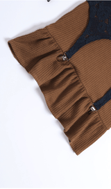 Ruffle halterneck dress styleofcb 