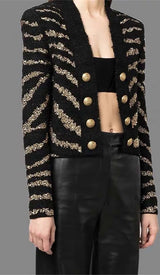 SEQUIN-EMBELLISHED KNITTED TWO PIECE SET IN WHITE DRESS sis label 