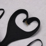 SEQUIN SLEEVELESS CUT OUT JUMPSUIT IN BLACK Bandage Dresses styleofcb 