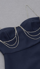 SPLIT BANDAGE MIDI DRESS IN BLUE Dresses styleofcb 