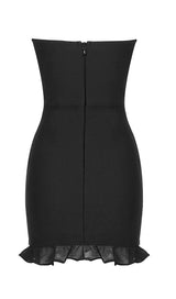 STRAPLESS BANDAGE MINI DRESS IN BLACK Dresses styleofcb 