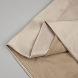 STRAPLESS MERMAID MAXI DRESS IN BEIGE STYLE OF CB 