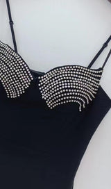 STRAPPY MINI DRESS IN BLACK Dresses styleofcb 