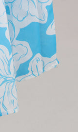 STRAPPY FLORAL FLOWY SUNDRESS IN BLUE DRESS STYLE OF CB 