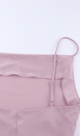 Satin irregular collar dress styleofcb 