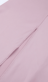 Satin irregular collar dress styleofcb 