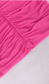 Sheer pleated dress styleofcb 