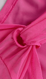 Sheer pleated dress styleofcb 