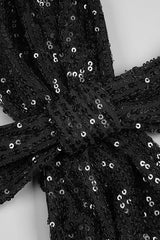 SHINY SEQUINS HALTER MAXI DRESS Sequins Dress Oh CICI 