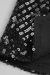 SHINY SEQUINS STRAPLESS TOP SPLIT SKIRTS TOPS & SKIRTS Oh CICI 