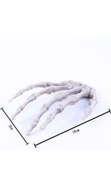 Skull hand bone hair clip styleofcb 