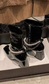 Square toe fashion short boots