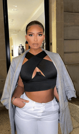 Stitching slim camisole styleofcb 