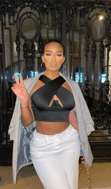 Stitching slim camisole styleofcb 