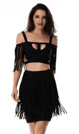 Strap waist rayon dress styleofcb 