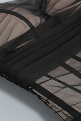 STRAPLESS CORSET TOP TULLE DRESS PAULA GOWN Dresses Oh CICI 