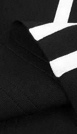 Striped knitted dress styleofcb 