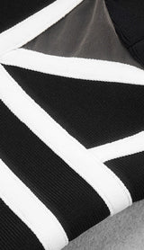 Striped knitted dress styleofcb 