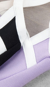 Striped knitted dress styleofcb 