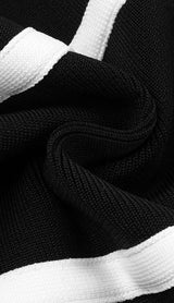 Striped knitted dress styleofcb 