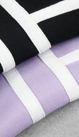 Striped knitted dress styleofcb 