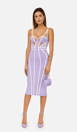 Striped knitted dress styleofcb 