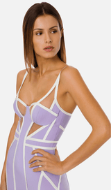 Striped knitted dress styleofcb 