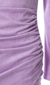 Suede pleated dress styleofcb 