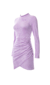 Suede pleated dress styleofcb 