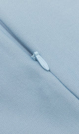 TASSEL BANDAGE MIDI DRESS IN LIGHT BLUE DRESS STYLE OF CB 