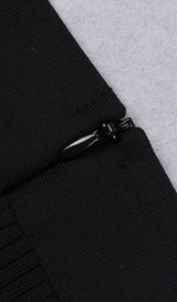 TWO PIECE SET KNIT MINI DRESS IN BLACK Dresses styleofcb 