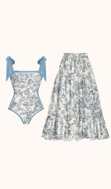 Tabitha Floral Printed Swimwear Two Piece Set Swimwear styleofcb 