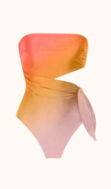 Trillian Spaghetti Ombre Swimwear Two Piece Set Swimwear styleofcb 