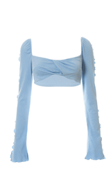 Tube top and long-sleeved vest. styleofcb 