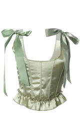 Tunic bow shoulder top. styleofcb 