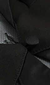 V-neck cutout suit collar dress styleofcb 