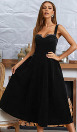 VELVET Type A DRESS IN BLACK Dresses styleofcb 