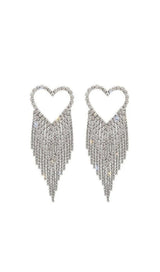 Vonde Rhinestone Tassel Earrings styleofcb 