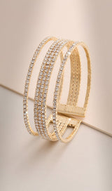 GOLD LAYERED DIAMANTE BRACELET JEWELLERY styleofcb 