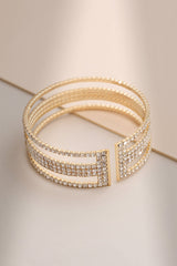 GOLD LAYERED DIAMANTE BRACELET JEWELLERY styleofcb 
