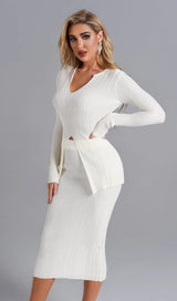 WHITE KNIT SET styleofcb 