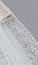 WHITE LACE STITCHING MAXI DRESS styleofcb 