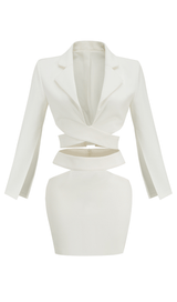 WHITE WTO PIECE DRESS SUIT Dresses styleofcb 