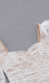 WHITE YARN KNITTED MINI DRESS Dresses styleofcb 