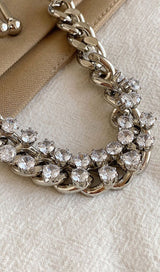 WROUGHT IRON SHELL CROSSBODY BAG