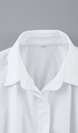 Waist cut-out shirt dress styleofcb 